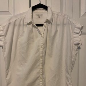 White Cotton Madewell Buttondown shirt